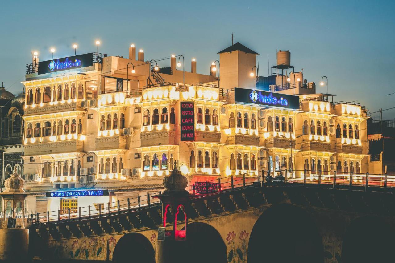 Hide-In Udaipur - A Lake View Boutique Hotel Exterior foto